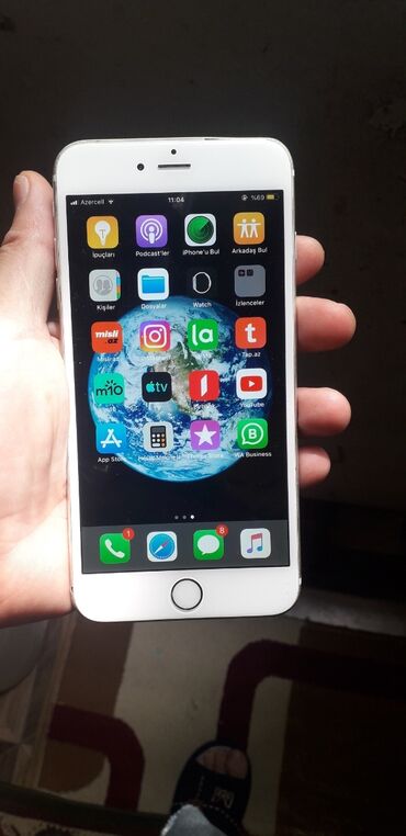 Tavalar: IPhone 6 Plus, 64 GB, Matte Gold, Barmaq izi