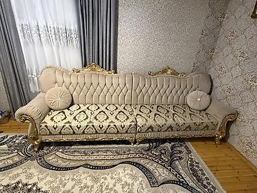 pemo luks: Klassik üslubda zərif salon divanı - Dizayn: Barokko/klassik xəttlər — 5