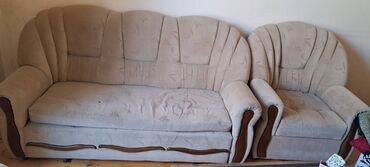 i̇slenmis divan: İşlənmiş, Divan, 2 kreslo, Bazasız, Açılan