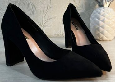 черные летние туфли: Туфли 36, цвет - Черный