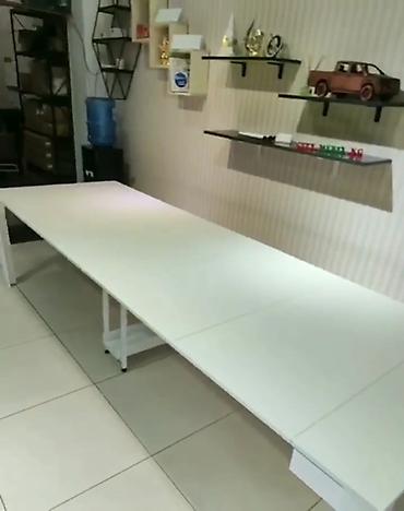 Столы-трансформеры: Стол трансформер "Швейцар 40/77" длина от 48 до 300 см высота — 11