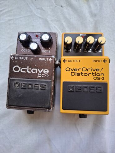 klarnet muştuk: Gitara ucun BOSS Octave OC-2 ve pedalı BOSS OS 2 fuzz pedali
