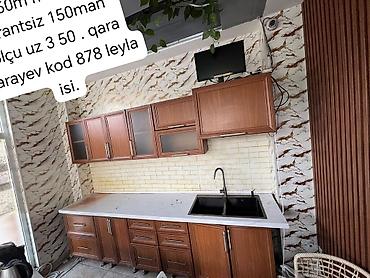 Mətbəx mebel dəsti 250man. moyka krant daxil 250m moykasiz krantsiz