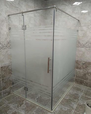 Duş kabinaları, arakəsmələr: Yeni Üstü açıq kabina, Düzbucaqlı, Ödənişli çatdırılma — 16