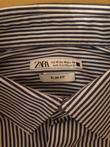сколько стоит шпиц в азербайджане: Рубашка Zara, M (EU 38), цвет - Белый