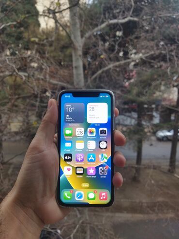 Apple iPhone: IPhone X, 256 GB, Alpine Green, Barmaq izi