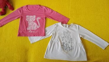 majice realno: Zara baby girls i Bambolino dve majice za male devojčice Veličina 94