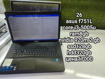 Ноутбуки: Ноутбук, 8 ГБ ОЗУ, Intel Core i5, 15.6 ", Б/у, Для работы, учебы, память HDD + SSD — 12