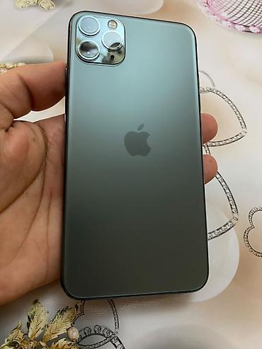 interlok tikis masini: IPhone 11 Pro Max, 256 GB, Matte Midnight Green, Face ID — 1