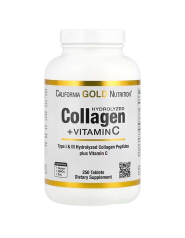 amerikan vitaminleri: Collagen Gold Nutrition Amerikadan alınır məhsullar 250 ədəd tablet