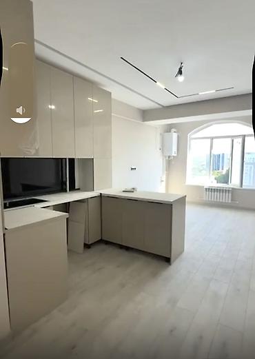 участки ала тоо: Студия, 52 м², Кок-Жар ж/м Элитка, 14 этаж, Свежий ремонт — 4