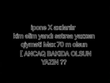 iphone 8 gəncə: IPhone X
