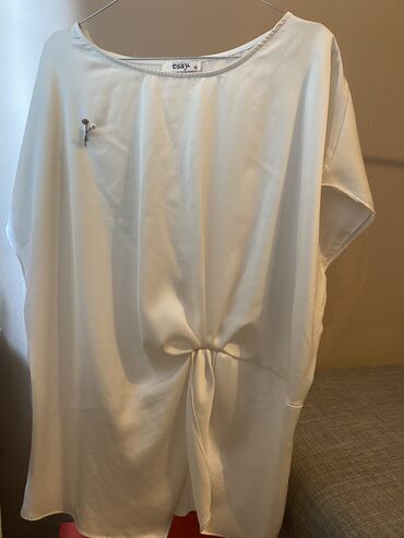 pamučne košulje: 6XL (EU 52), Single-colored, color - White