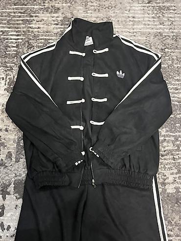 adidas куртки: Черный спортивный костюм adidas Originals - Комплект: олимпийка на — 3