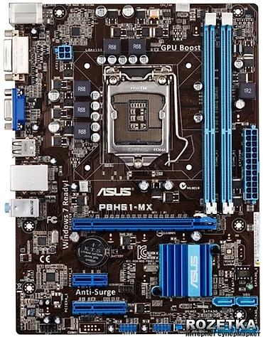 Материнская плата для ПК, Б/у, Asus, LGA1155, Micro-ATX