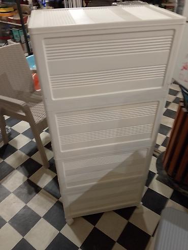 dolap dolabi: Plastik çoxmərtəbəli şkaf - Material: möhkəm plastik korpus — 3