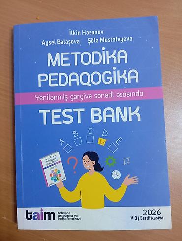 te superstore: Məhsul: “Metodika Pedaqogika – Test Bank” Müəlliflər: İlkin Həsənov — 1