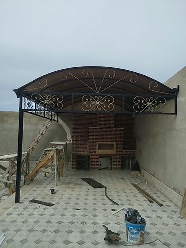 Ev və bağ: Polikarbonat kölgəlik və dəmir konstruksiya hazırlanması və — 3