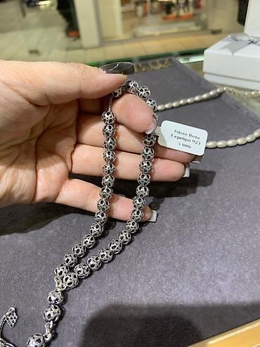 Серебряные цепочки: Цены от 3500 сом до 15.000 сом. Подарочная упаковка предоставляется — 10