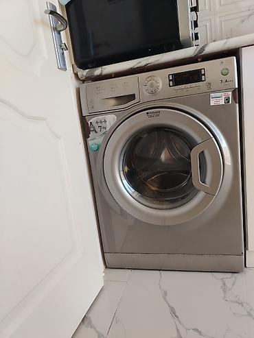 ariston paltaryuyan servis: Paltaryuyan maşın Hotpoint Ariston, 7 kq, İşlənmiş, Avtomat, Qurutmasız, Kredit yoxdur, Ünvandan götürmə — 2