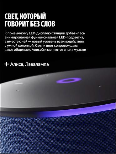 Динамики и колонки: Яндекс Станция Мини 3 Про с часами с Алисой Новые, в заводской — 11