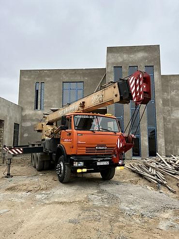 mini kran: 25 tonluq avtokrana icarə xidməti - Marka/model: KAMAZ əsasında — 1
