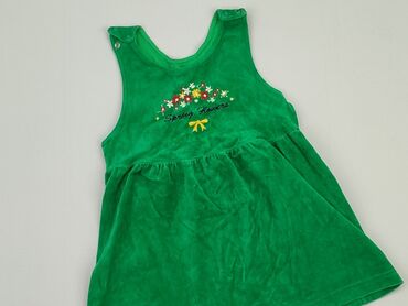 sukienka zielona: Sukienka, 1.5-2 lat, 86-92 cm, stan - Bardzo dobry