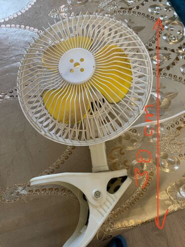 mini ventilyator: Klipli mini ventilyator, 30cm - Stolüstü və ya müxtəlif səthlərə