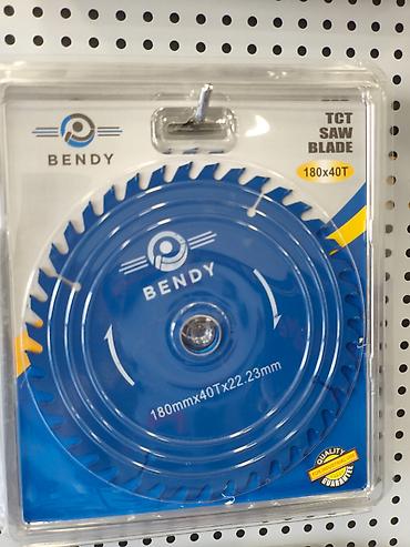 diski mala: BENDY TCT mişar diski - Model: 180 x 40T - Ölçülər: 180 mm diametr — 1
