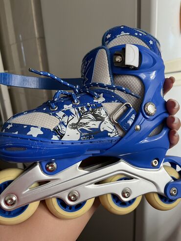 ботинки для лыж детские: Продаю ролики. Новые. Малы по размеру. Размер 31-34