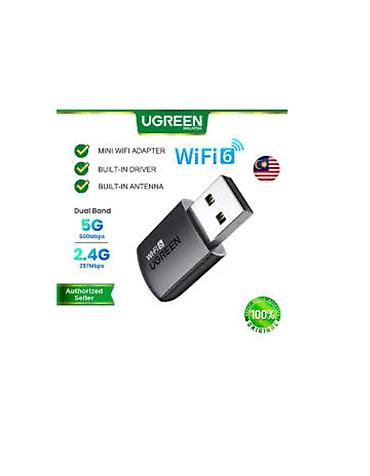 UGREEN WiFi 6 USB mini adapter - Mini WiFi adapter – kompak t dizayn lalafo.az -da UGREEN WiFi 6 USB mini adapter - Mini WiFi adapter – kompak t dizayn