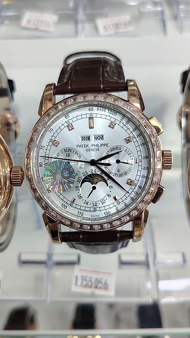 Aksesuarlar: Patek Philippe klassik kişi qol saatları – çoxfunksiyalı xronoqraf və — 8