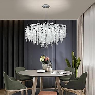 sensorlu lampa: Çılçıraq, 10 və daha çox lampa — 2