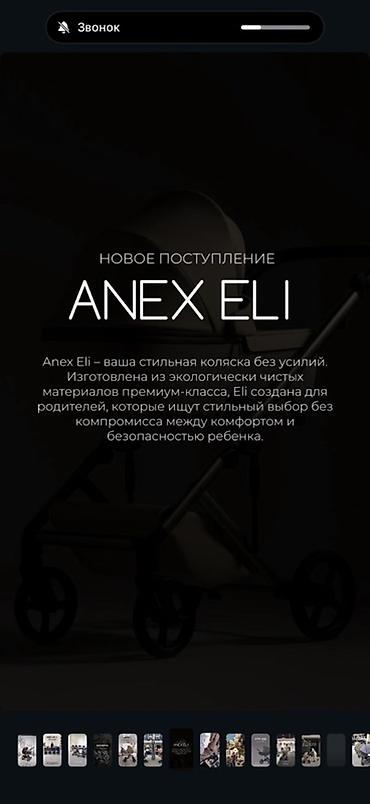 anex iq 3 в 1: Коляска, Anex, цвет - Черный, Б/у — 6