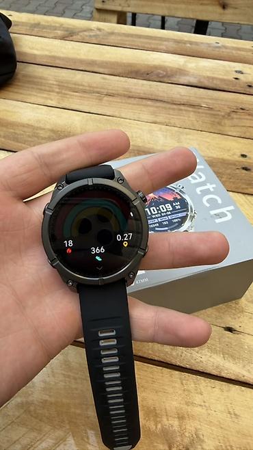 Apple Watch: Смарт-часы HD300, 47 мм - Круглый AMOLED‑дисплей (яркий — 4