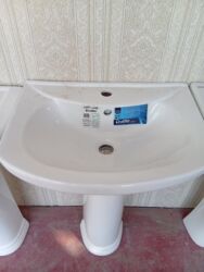 Çanaqlar, tülpanlar: Ayaqüstü lavabolar – keramika, klassik ağ rəng Məhsulun — 2