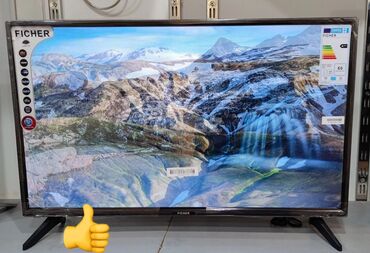 televizor 82: Новый Телевизор Ficher 82" HD (1366x768), Бесплатная доставка