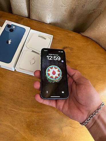 ipad mini: IPhone 13 mini, 128 GB, Blue Titanium, Face ID, Sənədlərlə — 7