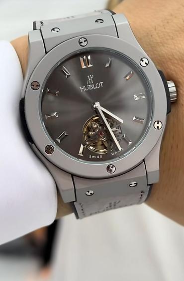 saat satişi: Hublot Classic Fusion tərzində lüks kişi qol saatı - Korpus: boz — 1