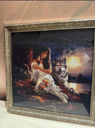 Şəkillər, tablolar: Məhsul: Rəsm mozaika (diamond painting) tabloları – çərçivəli — 8