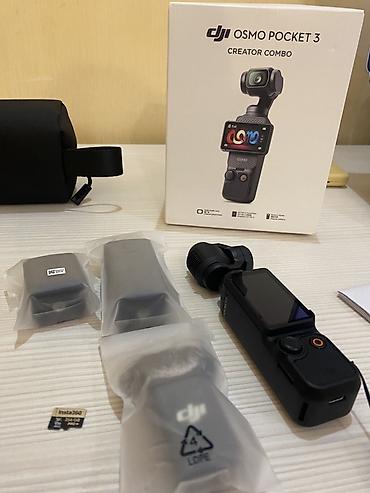 retroid pocket: DJI Osmo Pocket 3 Creator Combo satılır. Yanvar ayında 1250 AZN-ə — 2