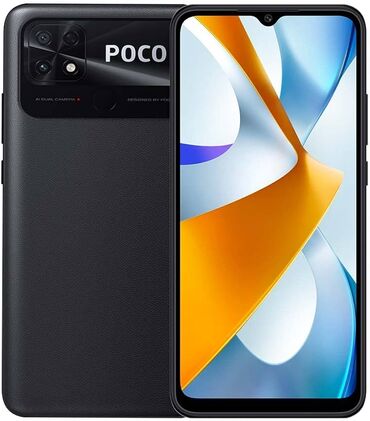 poco x4 про: Poco C40, Б/у, 64 ГБ, цвет - Черный, 2 SIM