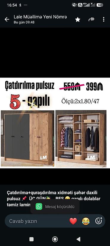 *Çatdırılma+quraşdırılma xidməti şəhər daxili pulsuz* 📌 *ÜÇ GÜN🥳* lalafo.az -da *Çatdırılma+quraşdırılma xidməti şəhər daxili pulsuz* 📌 *ÜÇ GÜN🥳*