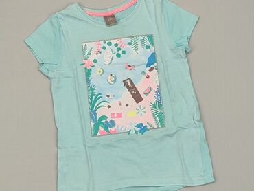 koszulka oversize z nadrukiem: Koszulka, Little kids, 4-5 lat, 104-110 cm, stan - Zadowalający