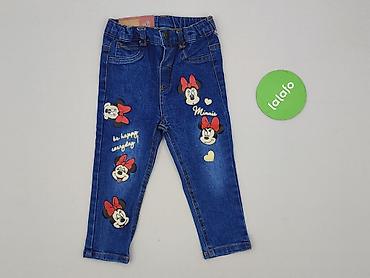 spodnie dresowe pull and bear: Spodnie jeansowe, Pepco, 12-18 miesięcy, stan - Idealny — 2