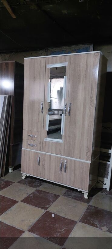 Dolablar: Yeni, Açılan, 3 qapılı Düz dolab, Qarderob, paltar dolabı, Azərbaycan — 2