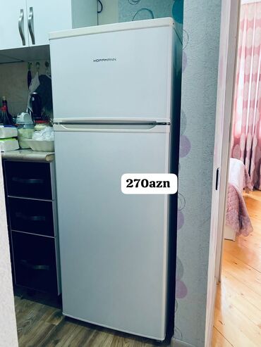 Plitələr və bişirmə panelləri: İşlənmiş 2 qapılı Hoffman Soyuducu Satılır, rəng - Ağ