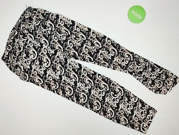 high waist: Spodnie materiałowe damskie, rozmiar M — 2