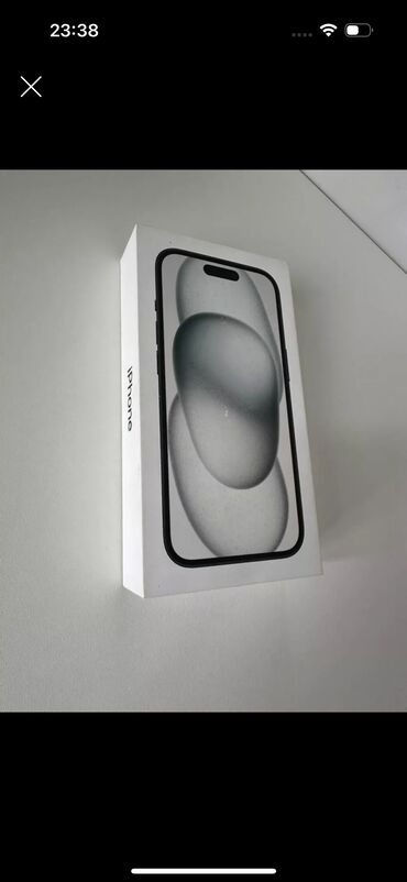 айфон 6 пилус: IPhone 15, Жаңы, 128 ГБ, Кара, Каптама, Кабель, Куту, 100 %