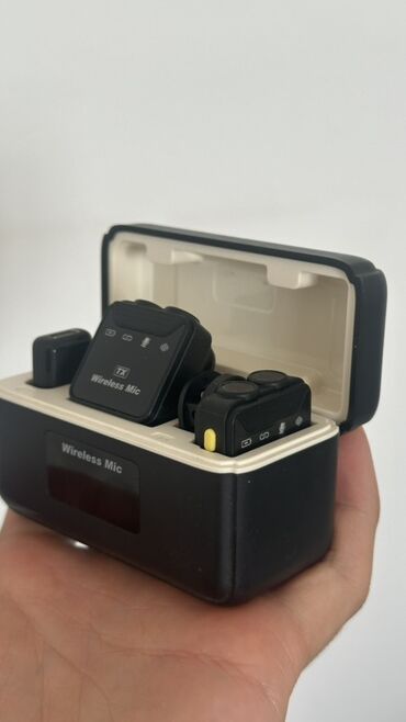 портативные колонки jakcom: Петличка с двумя микрофонами в кейсе Wireless Mic. Есть встроенное
